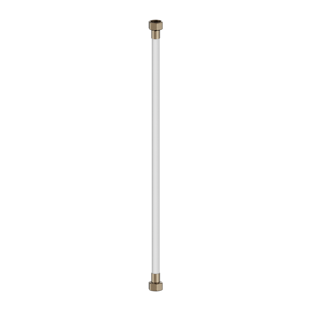 500MM PREMIUM G1/2 FEMALE?FLEXIBLE WATER? CONNECTOR HOSE BRUSHED BRONZE