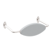 MECCA CARE DDA TOILET BACKREST BRUSHED NICKEL