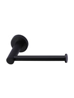 Load image into Gallery viewer, Round Toilet Roll Holder - Matte Black

