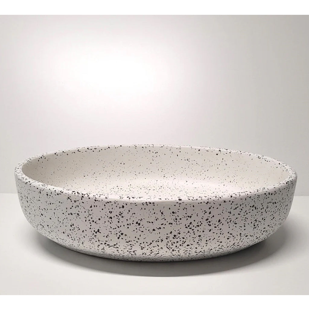540*360*120 Oval Above Counter Basin Helia - Black Aggregate