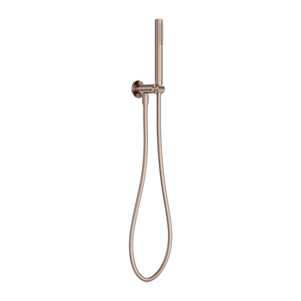 Zen SS316L Shower On Bracket Brushed Bronze