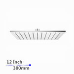 Load image into Gallery viewer, Square Chrome Brass Shower Head 300mm
