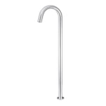 Load image into Gallery viewer, Round Freestanding Bath Spout - Polished Chrome
