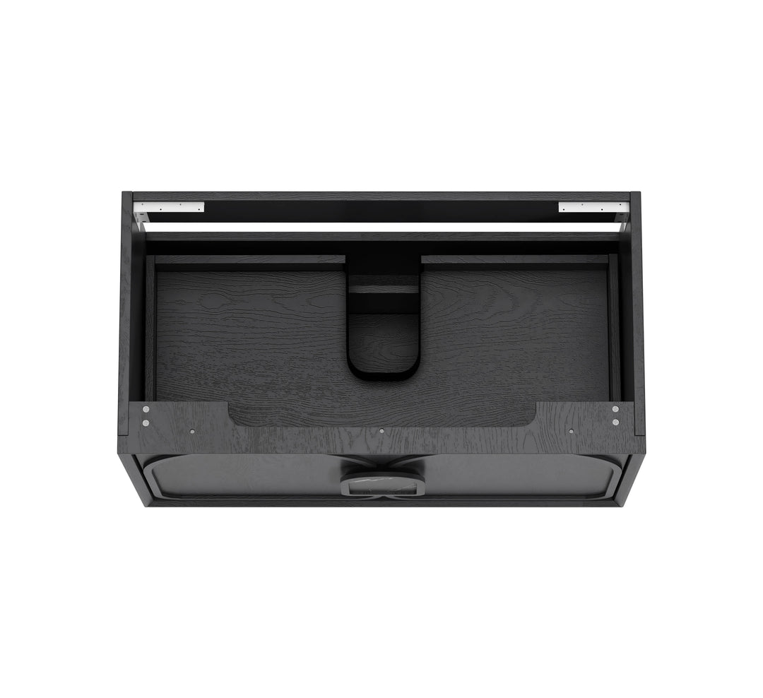 Laguna Black American Oak Wall Hung Vanity