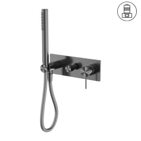 MECCA SHOWER MIXER DIVERTOR SYSTEM GUN METAL
