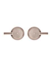 Round Quarter Turn Wall Top Assemblies - Champagne