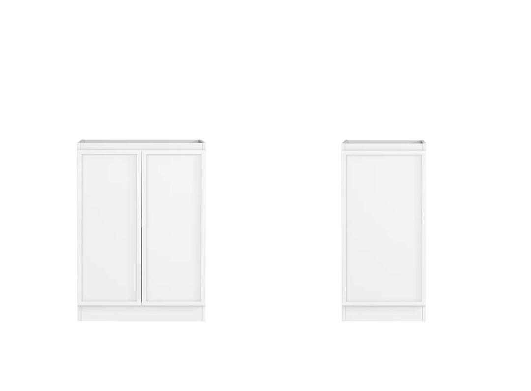 Hampshire White Base Laundry Cabinet with 1060mm Pure White Top