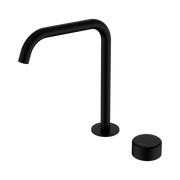 Serenity Progressive Bath/Kitchen Mixer Edge Spout With Metal Handle Matte Black