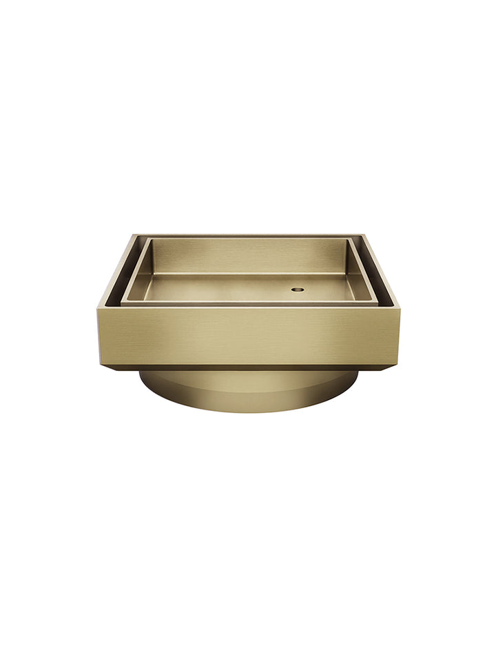 Shower Waste with Tile Insert - PVD Tiger Bronze