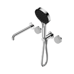 Load image into Gallery viewer, Serenity Progressive Shower System With Spout With Carrara Handle And Serenity Hand Shower Chrome
