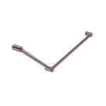 Load image into Gallery viewer, MECCA CARE 32MM DDA GRAB RAIL SET 45 DEGREE 750X900MM BRUSHED BRONZE
