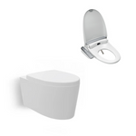 Load image into Gallery viewer, Grande Wall Hung Toilet with Englefield Bidet Seat Side Control Panel
