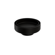 100MM ROUND TILE INSERT FLOOR WASTE 50MM OUTLET MATTE BLACK