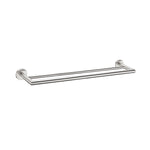 Load image into Gallery viewer, DOLCE DOUBLE TOWEL RAIL 700MM BRUSHED NICKEL
