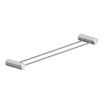 Load image into Gallery viewer, OPAL DOUBLE TOWEL RAIL 600MM BRUSHED NICKEL
