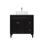 Load image into Gallery viewer, Harold Federation Freestanding Vanity Matte Black
