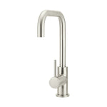 Load image into Gallery viewer, Round Kitchen Mixer Tap Curved - PVD Brushed Nickel
