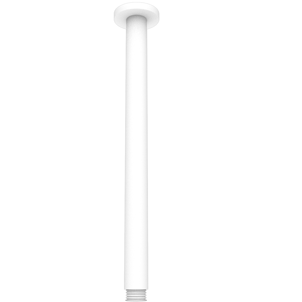 ROUND CEILING ARM 300MM LENGTH MATTE WHITE