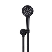 Round Hand Shower on Swivel Bracket - Matte Black