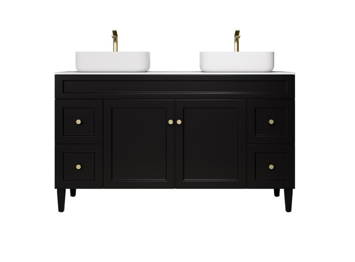 Harold Federation Freestanding Vanity Matte Black