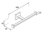 Load image into Gallery viewer, Square Double Toilet Tissue Holder
