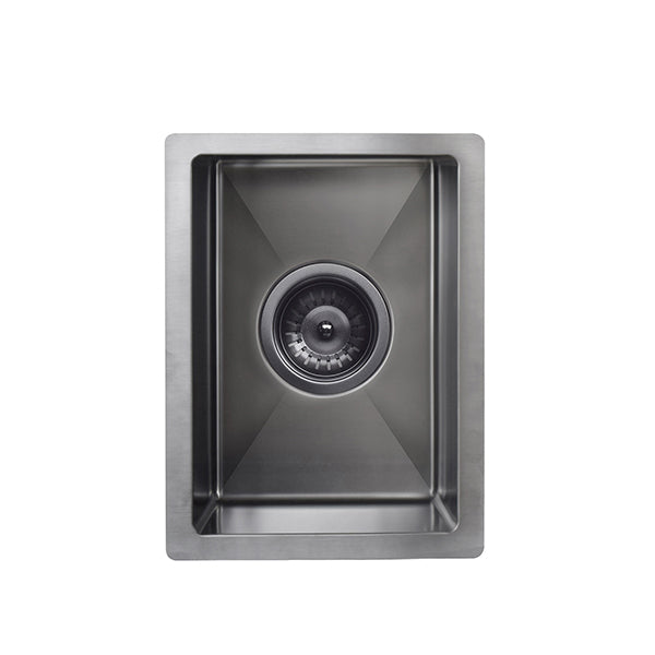Lavello Bar Sink - Single Bowl 382 x 272 - PVD Brushed Gunmetal