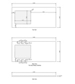 Load image into Gallery viewer, Bondi White Base Laundry Cabinet with 1300mm Pure White Top
