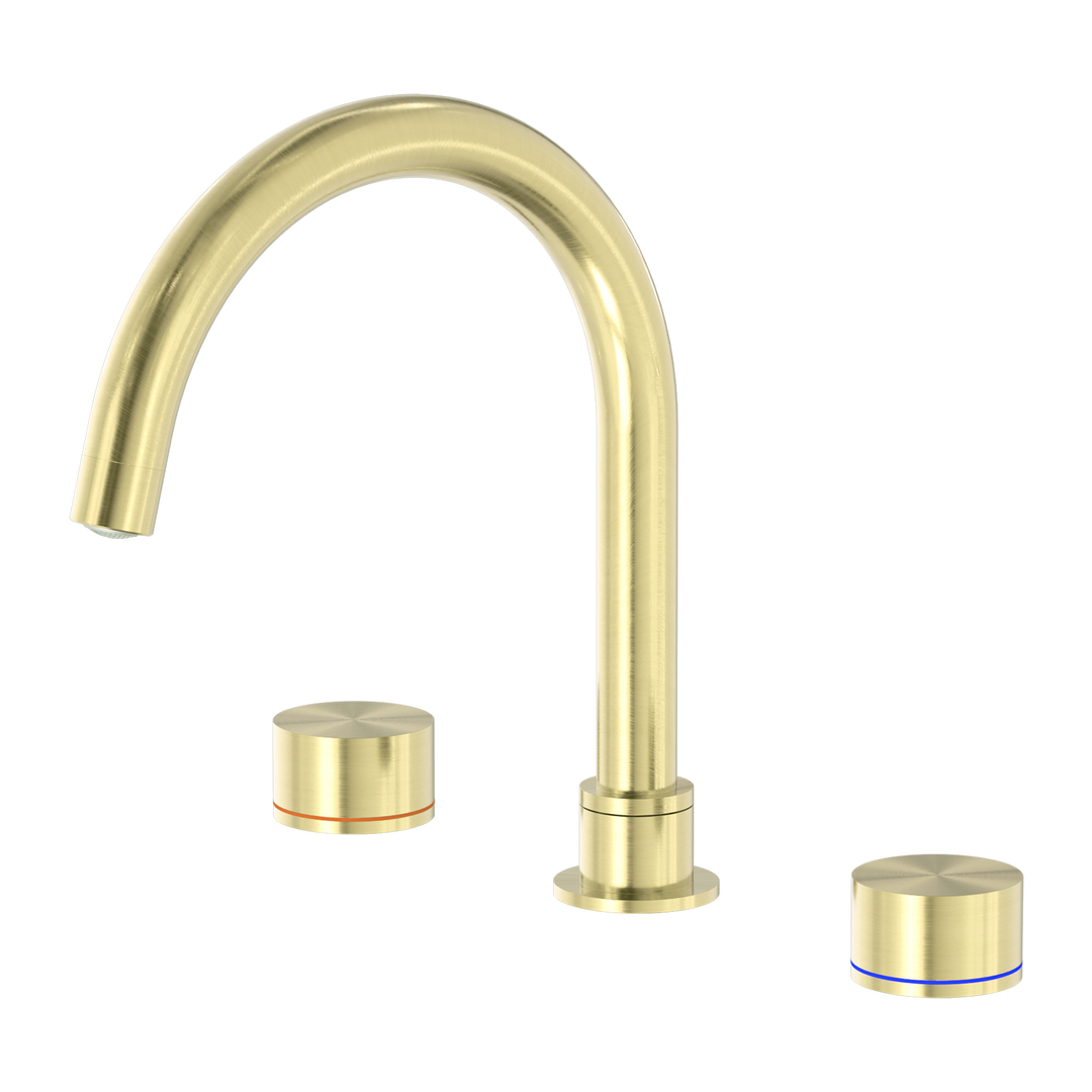 KARA BATH SET BRUSHED GOLD
