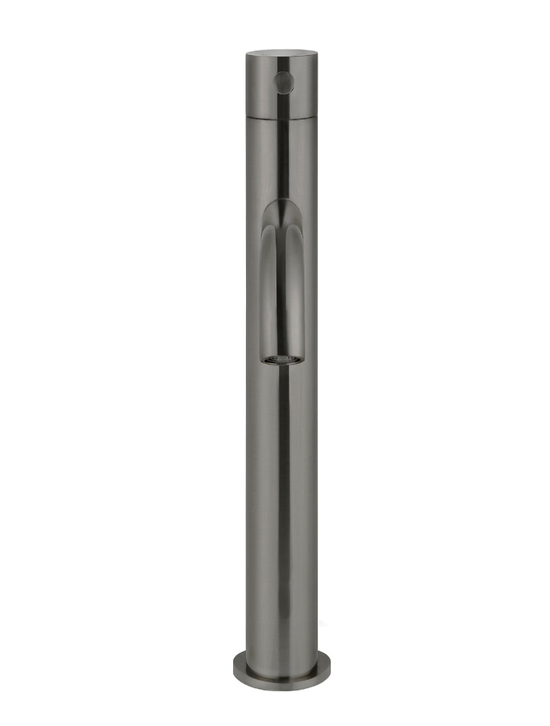Piccola Tall Basin Mixer Tap with 130mm Spout - Shadow
