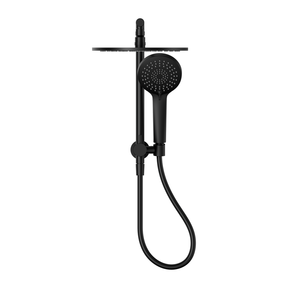 MECCA 2 IN 1 TWIN SHOWER MATTE BLACK