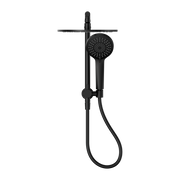 MECCA 2 IN 1 TWIN SHOWER MATTE BLACK