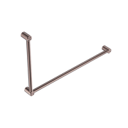 MECCA CARE 32MM DDA GRAB RAIL SET 90 DEGREE 600X1000MM BRUSHED BRONZE