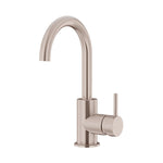 Load image into Gallery viewer, Round Gooseneck Basin Mixer with Cold Start - Champagne
