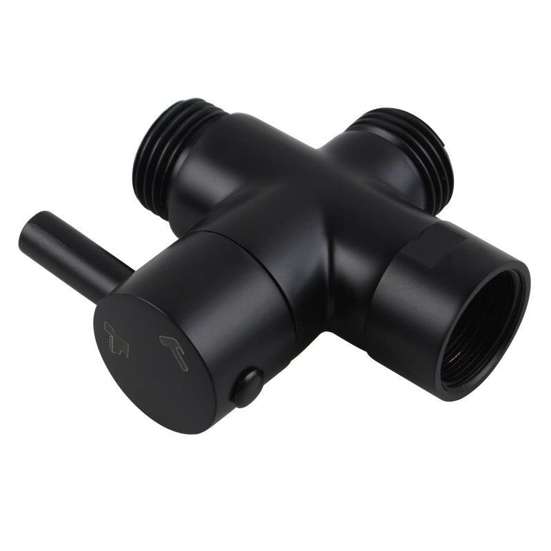 Black Brass Bidet Diverter