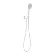 MECCA SHOWER ON BRACKET WITH AIR SHOWER MATTE WHITE