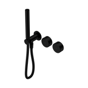 Serenity Progressive Shower System With Metal Handle And Slim Shower Matte Black