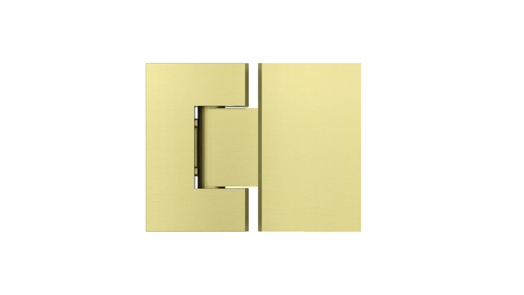Glass to Glass Shower Door Hinge - PVD Tiger Bronze