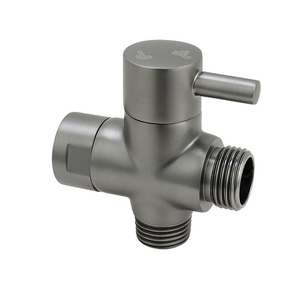 Brushed Gun Metal Grey Brass Bidet Diverter