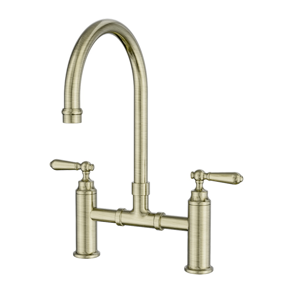 York Bidge Kitchen Set Aged Brass