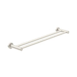 Load image into Gallery viewer, CLASSIC DOUBLE TOWEL RAIL 600MM BRUSHED NICKEL
