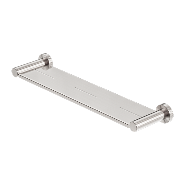 MECCA METAL SHOWER SHELF BRUSHED NICKEL