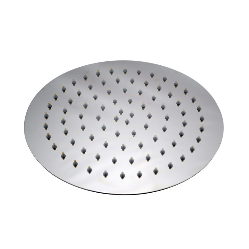 Super-slim Round Chrome Stainless Steel Shower Head 250mm