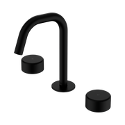 Serenity Basin Set Edge Spout With Metal Handle Matte Black