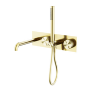 OPAL PROGRESSIVE SHOWER SYSTEM WITH SPOUT 230MM BRUSHED GOLD