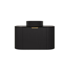 Load image into Gallery viewer, Agena Modern Fluted Wall Hung Vanity Matte Black
