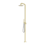 Load image into Gallery viewer, Zen SS316L Outdoor Freestanding Shower Column Brushed Gold
