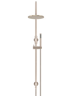 Load image into Gallery viewer, 200mm Round Overhead Shower Set, Single Function Hand Shower - Champagne
