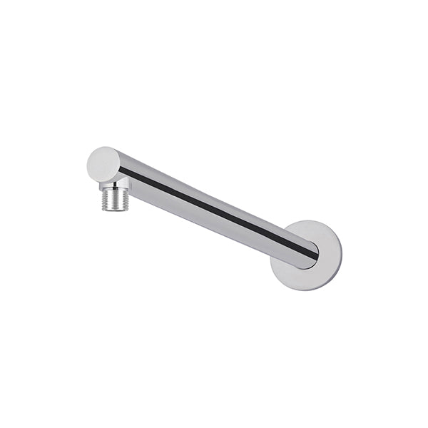 Round Wall Shower Arm 400mm - Polished Chrome