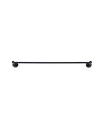 Load image into Gallery viewer, Round Single Towel Rail 600mm - Matte Black
