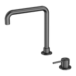 Load image into Gallery viewer, MECCA HOB BASIN MIXER SQUARE SWIVEL SPOUT GUN METAL
